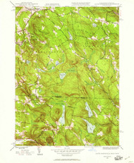 South Sandisfield, Massachusetts 1946 (1958) USGS Old Topo Map Reprint 7x7 MA Quad 350584