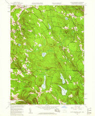South Sandisfield, Massachusetts 1958 (1959) USGS Old Topo Map Reprint 7x7 MA Quad 350586