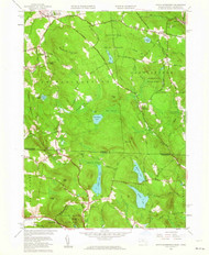 South Sandisfield, Massachusetts 1958 (1964) USGS Old Topo Map Reprint 7x7 MA Quad 350587