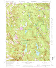 South Sandisfield, Massachusetts 1958 (1978) USGS Old Topo Map Reprint 7x7 MA Quad 350588