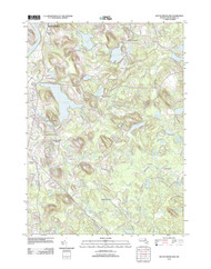 South Groveland, Massachusetts 2012 () USGS Old Topo Map Reprint 7x7 MA Quad