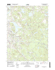 South Groveland, Massachusetts 2015 () USGS Old Topo Map Reprint 7x7 MA Quad