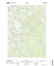 South Groveland, Massachusetts 2018 () USGS Old Topo Map Reprint 7x7 MA Quad
