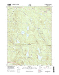 South Sandisfield, Massachusetts 2015 () USGS Old Topo Map Reprint 7x7 MA Quad