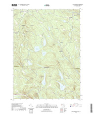 South Sandisfield, Massachusetts 2018 () USGS Old Topo Map Reprint 7x7 MA Quad