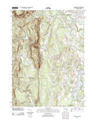 Southwick, Massachusetts 2012 () USGS Old Topo Map Reprint 7x7 MA Quad