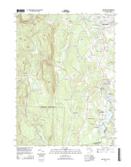 Southwick, Massachusetts 2015 () USGS Old Topo Map Reprint 7x7 MA Quad