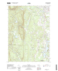 Southwick, Massachusetts 2018 () USGS Old Topo Map Reprint 7x7 MA Quad