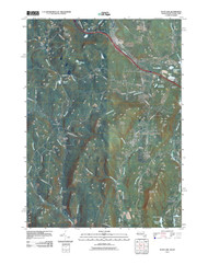 State Line, Massachusetts 2011 () USGS Old Topo Map Reprint 7x7 MA Quad