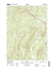 State Line, Massachusetts 2015 () USGS Old Topo Map Reprint 7x7 MA Quad