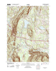 Stockbridge, Massachusetts 2012 () USGS Old Topo Map Reprint 7x7 MA Quad