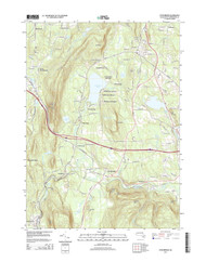 Stockbridge, Massachusetts 2015 () USGS Old Topo Map Reprint 7x7 MA Quad
