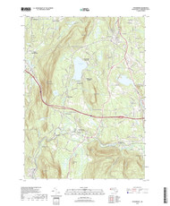 Stockbridge, Massachusetts 2018 () USGS Old Topo Map Reprint 7x7 MA Quad