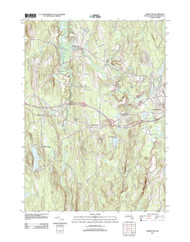 Templeton, Massachusetts 2012 () USGS Old Topo Map Reprint 7x7 MA Quad
