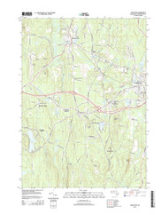 Templeton, Massachusetts 2015 () USGS Old Topo Map Reprint 7x7 MA Quad