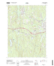Templeton, Massachusetts 2018 () USGS Old Topo Map Reprint 7x7 MA Quad