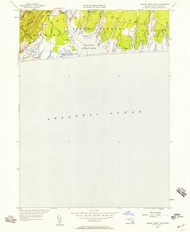 Tisbury Great Pond, Massachusetts 1951 (1958) USGS Old Topo Map Reprint 7x7 MA Quad 350639