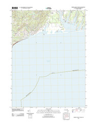 Tisbury Great Pond, Massachusetts 2012 () USGS Old Topo Map Reprint 7x7 MA Quad