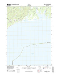 Tisbury Great Pond, Massachusetts 2015 () USGS Old Topo Map Reprint 7x7 MA Quad