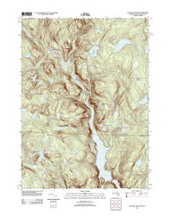 Tolland Center, Massachusetts 2012 () USGS Old Topo Map Reprint 7x7 MA Quad