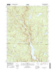 Tolland Center, Massachusetts 2015 () USGS Old Topo Map Reprint 7x7 MA Quad