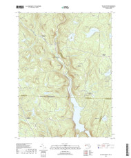 Tolland Center, Massachusetts 2018 () USGS Old Topo Map Reprint 7x7 MA Quad