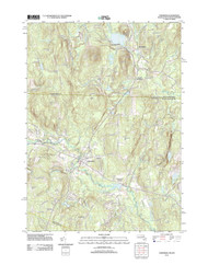 Townsend, Massachusetts 2012 () USGS Old Topo Map Reprint 7x7 MA Quad
