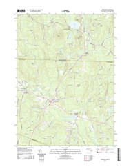 Townsend, Massachusetts 2015 () USGS Old Topo Map Reprint 7x7 MA Quad