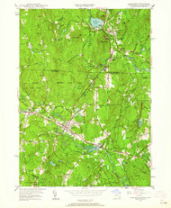 Townsend, Massachusetts 1950 (1952) USGS Old Topo Map Reprint 7x7 MA Quad 350650