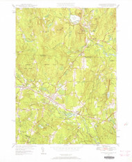 Townsend, Massachusetts 1950 (1958) USGS Old Topo Map Reprint 7x7 MA Quad 463095