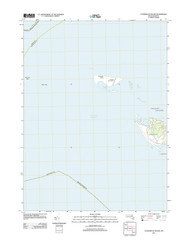 Tuckernuck Island, Massachusetts 2012 () USGS Old Topo Map Reprint 7x7 MA Quad