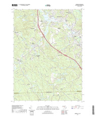 Uxbridge, Massachusetts 2018 () USGS Old Topo Map Reprint 7x7 MA Quad