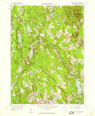 Wachusett Mtn, Massachusetts 1956 (1959) USGS Old Topo Map Reprint 7x7 MA Quad 350666