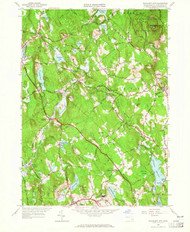 Wachusett Mtn, Massachusetts 1956 (1965) USGS Old Topo Map Reprint 7x7 MA Quad 350667
