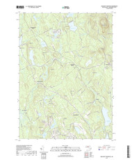Wachusett Mountain, Massachusetts 2018 () USGS Old Topo Map Reprint 7x7 MA Quad