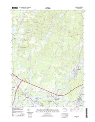 Wareham, Massachusetts 2015 () USGS Old Topo Map Reprint 7x7 MA Quad