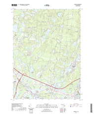 Wareham, Massachusetts 2018 () USGS Old Topo Map Reprint 7x7 MA Quad