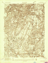 Wareham, Massachusetts 1935 () USGS Old Topo Map Reprint 7x7 MA Quad 350679