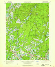 Wareham, Massachusetts 1957 (1959) USGS Old Topo Map Reprint 7x7 MA Quad 350680
