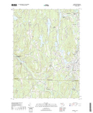 Webster, Massachusetts 2018 () USGS Old Topo Map Reprint 7x7 MA Quad