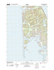 Wellfleet, Massachusetts 2012 () USGS Old Topo Map Reprint 7x7 MA Quad