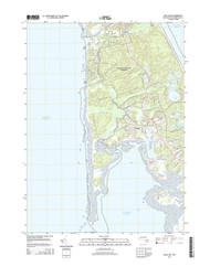 Wellfleet, Massachusetts 2015 () USGS Old Topo Map Reprint 7x7 MA Quad