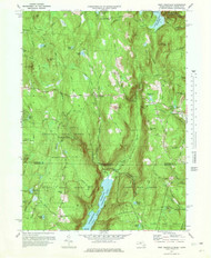 West Granville, Massachusetts 1971 (1978) USGS Old Topo Map Reprint 7x7 MA Quad 350699