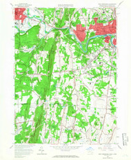 West Springfield, Massachusetts 1958 (1966) USGS Old Topo Map Reprint 7x7 MA Quad 350712