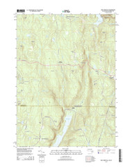 West Granville, Massachusetts 2015 () USGS Old Topo Map Reprint 7x7 MA Quad