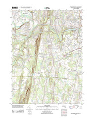 West Springfield, Massachusetts 2012 () USGS Old Topo Map Reprint 7x7 MA Quad