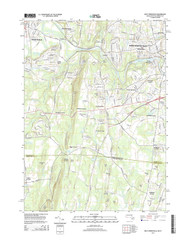 West Springfield, Massachusetts 2015 () USGS Old Topo Map Reprint 7x7 MA Quad