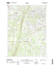 West Springfield, Massachusetts 2018 () USGS Old Topo Map Reprint 7x7 MA Quad