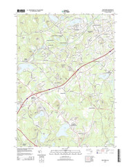 Westford, Massachusetts 2015 () USGS Old Topo Map Reprint 7x7 MA Quad