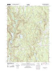 Westhampton, Massachusetts 2012 () USGS Old Topo Map Reprint 7x7 MA Quad